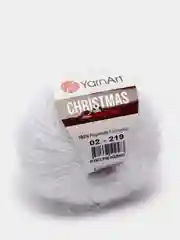 Белый пряжа YarnArt Christmas (Ярнарт Кристмас)