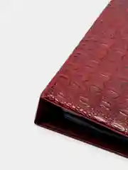 Багровый альбом с 10 листами для хранения монет. Формат "OPTIMA"