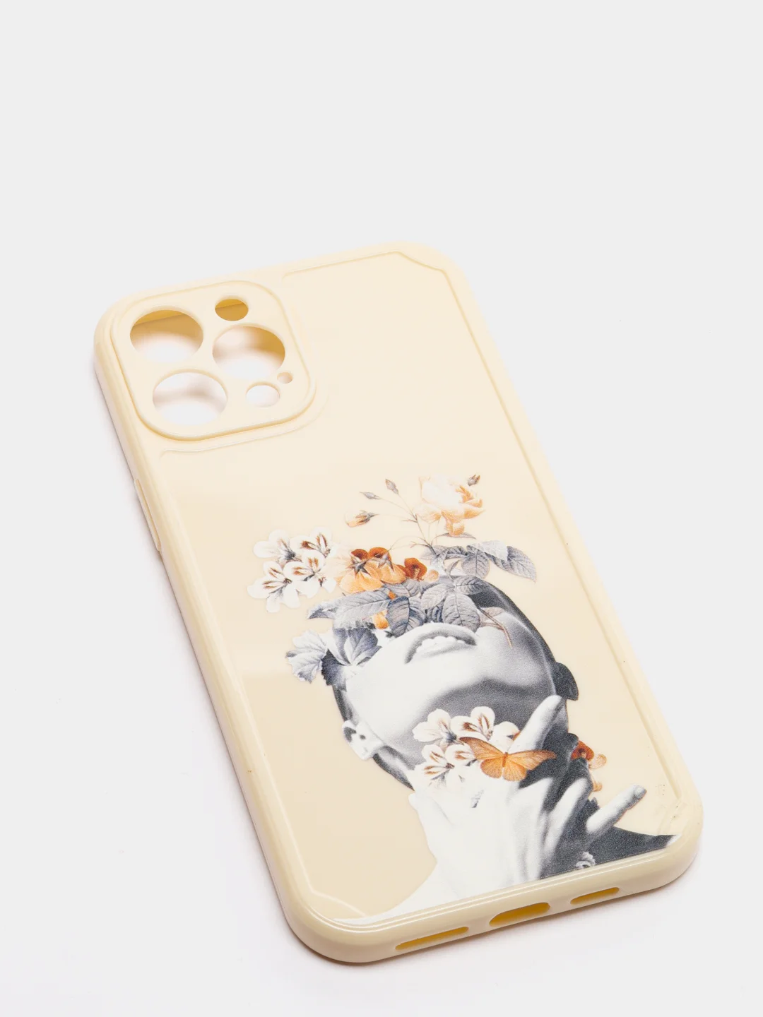 Бежевый чехол для айфон (iPhone) 11 XR / 12 13 Pro Max / 7 / 8 Plus se про макс силиконовый