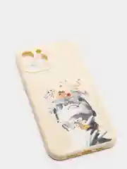 Бежевый чехол для айфон (iPhone) 11 XR / 12 13 Pro Max / 7 / 8 Plus se про макс силиконовый
