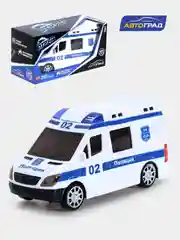 Полицейская машинка со светом и звуком, Автоград, русская озвучка