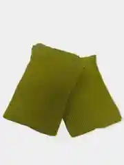 Оливковый манжеты трикотажные цветные