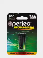 Аккумуляторы AAA Perfeo 600 mah / 800 mah / 1000 mah мизинчиковые аккумуляторные батарейки