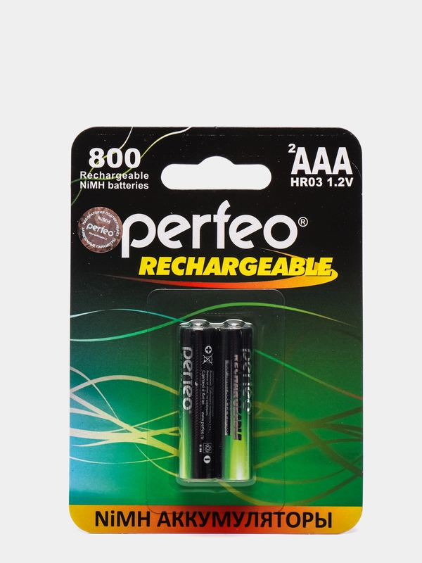 Аккумуляторы AAA Perfeo 600 mah / 800 mah / 1000 mah мизинчиковые аккумуляторные батарейки