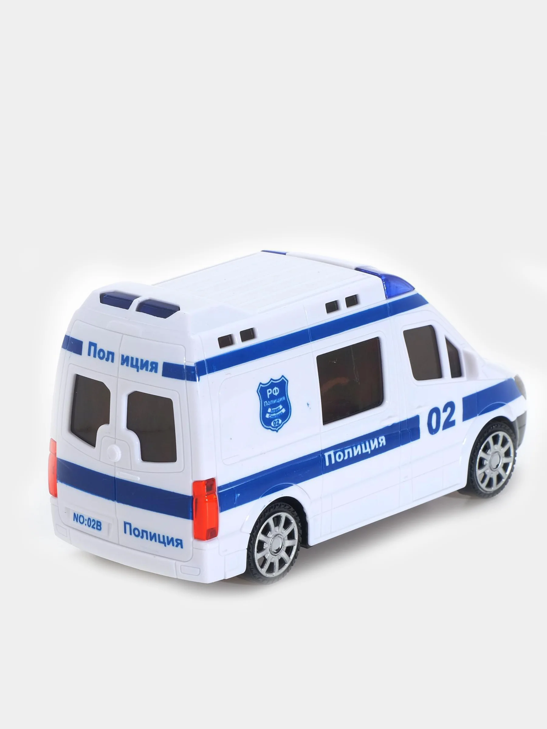 Полицейская машинка со светом и звуком, Автоград, русская озвучка