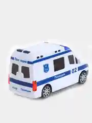 Полицейская машинка со светом и звуком, Автоград, русская озвучка