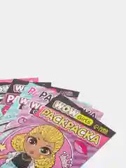 Набор раскрасок WOW Girls, формат А5, 6 шт. по 12 стр