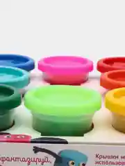 Набор для детского творчества лепки тесто-пластилин Genio Kids, 8 цветов