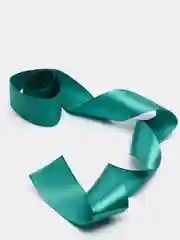 Зеленый лента атласная, 38 мм