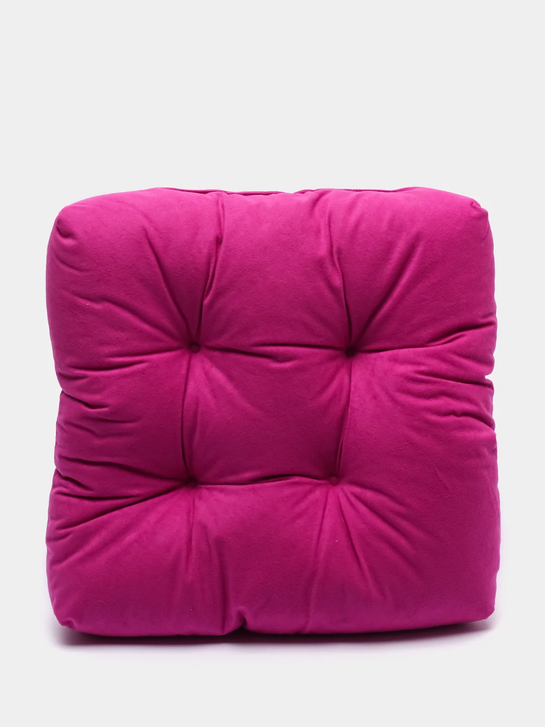 Фуксия подушка для сидения MATEX "VELOURS", 40 х 40 х 8 см