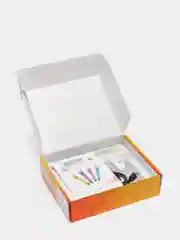 Желтый 3д ручка второго поколения 3D Pen-2, с комплектом стержней из пластика PLA