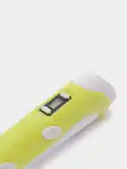 Желтый 3д ручка второго поколения 3D Pen-2, с комплектом стержней из пластика PLA