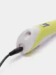 Желтый 3д ручка второго поколения 3D Pen-2, с комплектом стержней из пластика PLA