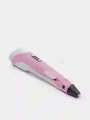 Розовый 3д ручка второго поколения 3D Pen-2, с комплектом стержней из пластика PLA