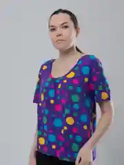 Фиолетовый футболка вискоза с лайкрой