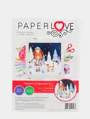 Набор для творчества в технике папертоль. Прогулка по зимнему лесу. Paperlove