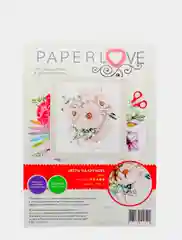 Набор для творчества в технике папертоль. Цветы на кружеве. Paperlove
