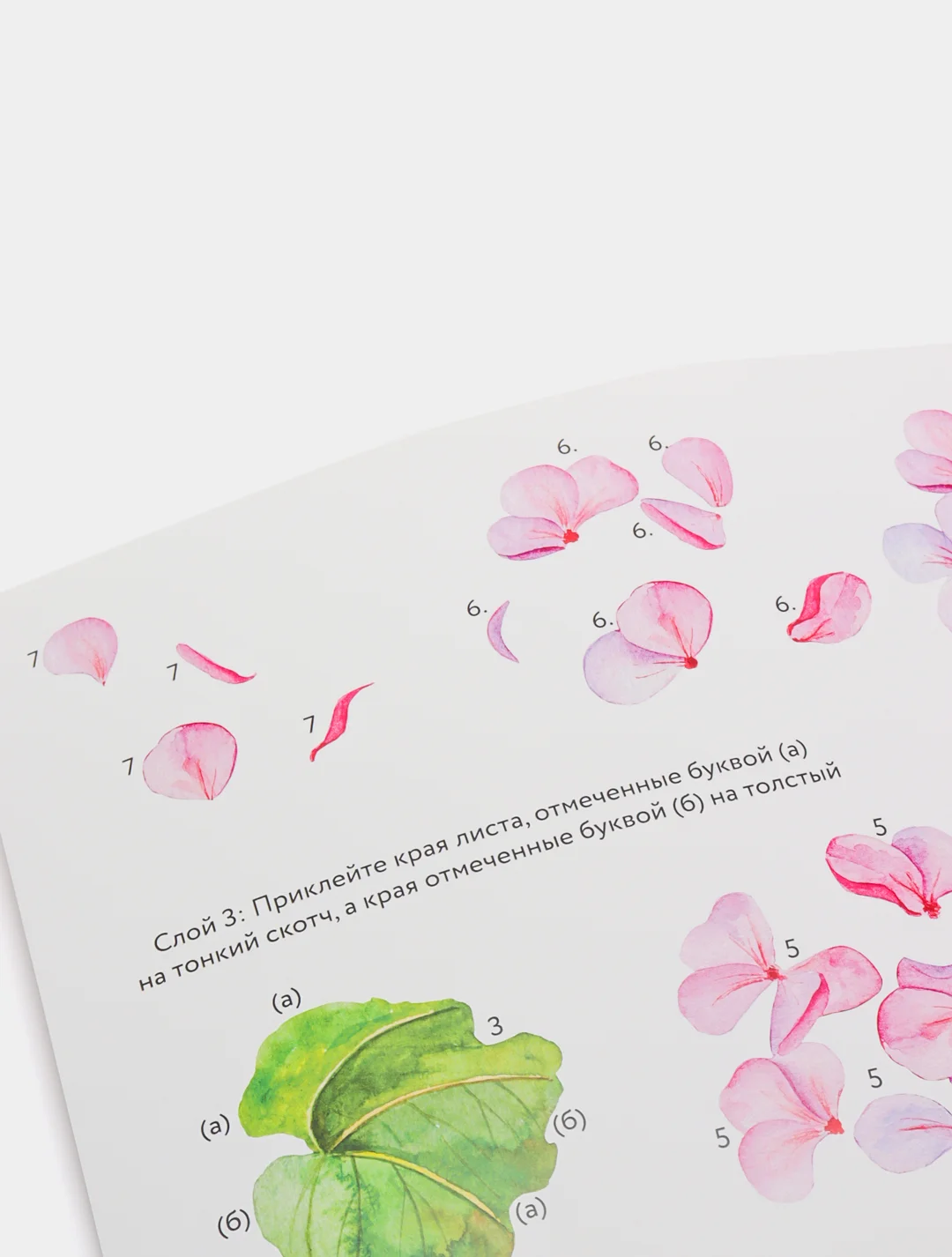 Набор для творчества в технике папертоль. Лиловая гортензия. Paperlove