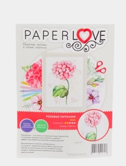Набор для творчества в технике папертоль. Розовая гортензия. Paperlove