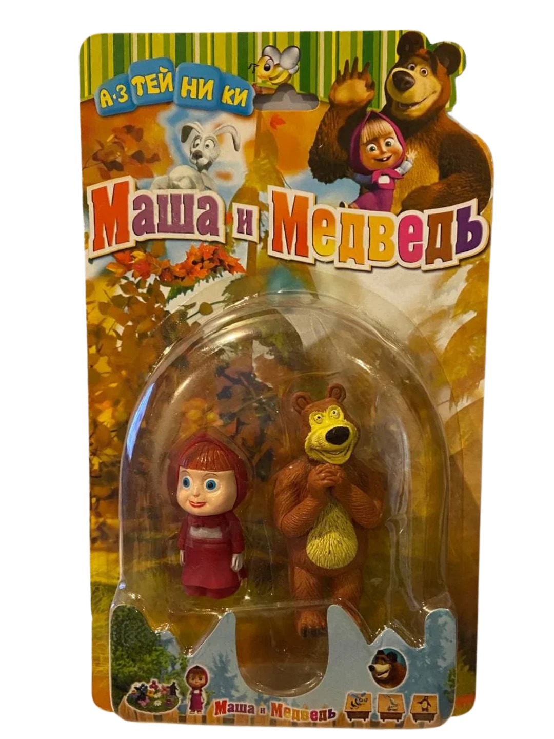 Набор Фигурок "Маша и Медведь" Затейники 10 см Игрушка Детская