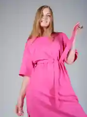 Платье летнее фуксия, туника
