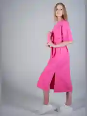 Платье летнее фуксия, туника