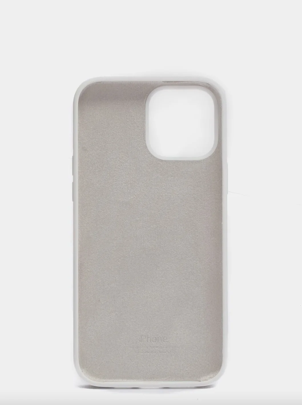 Белый чехол Silicone Case для iPhone 12 Pro/ 12 Max