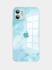 Чехол для IPhone 12, 13, Pro, Pro Max, силиконовый, "Небо"