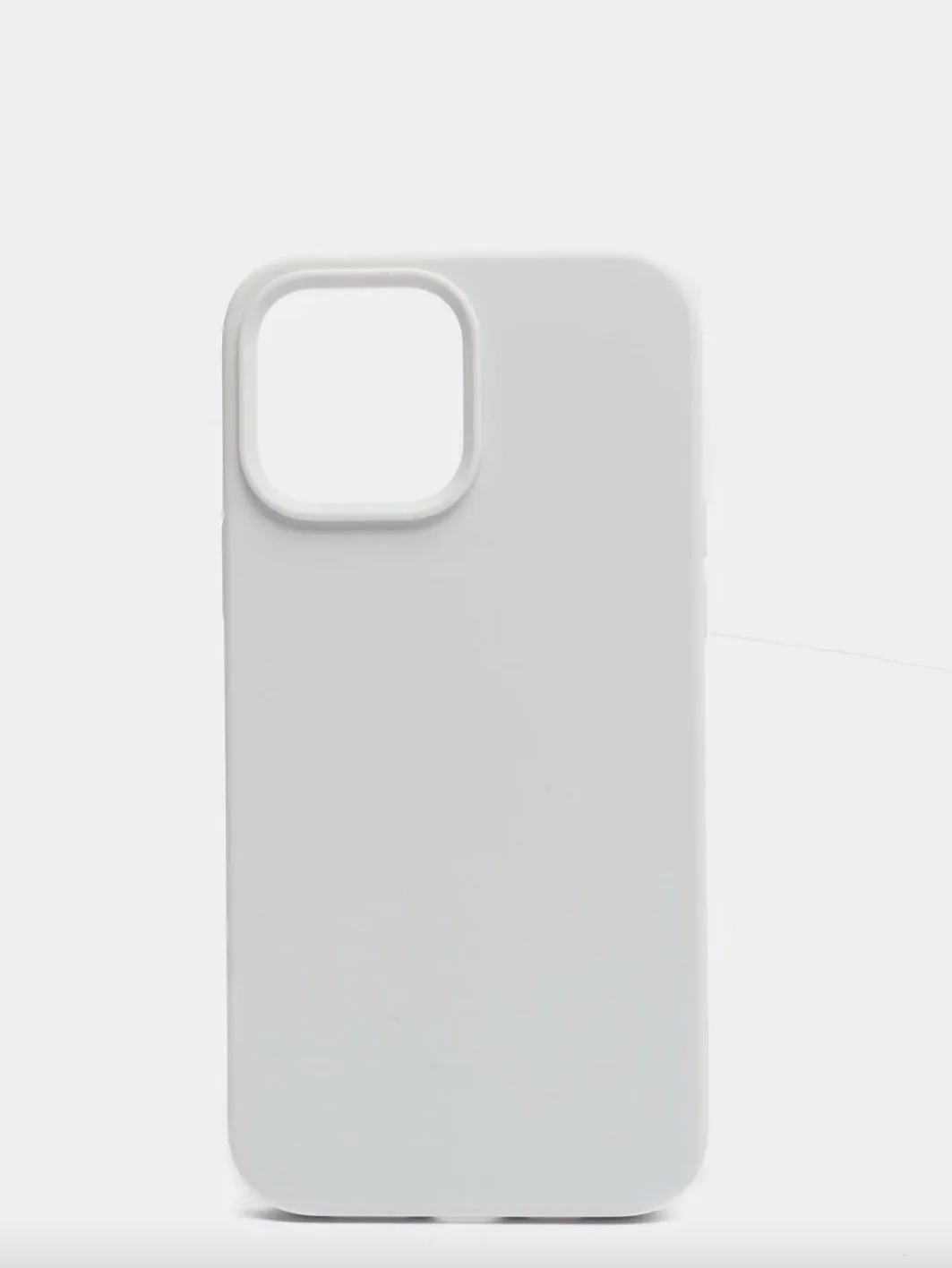 Белый чехол Silicone Case для iPhone 13