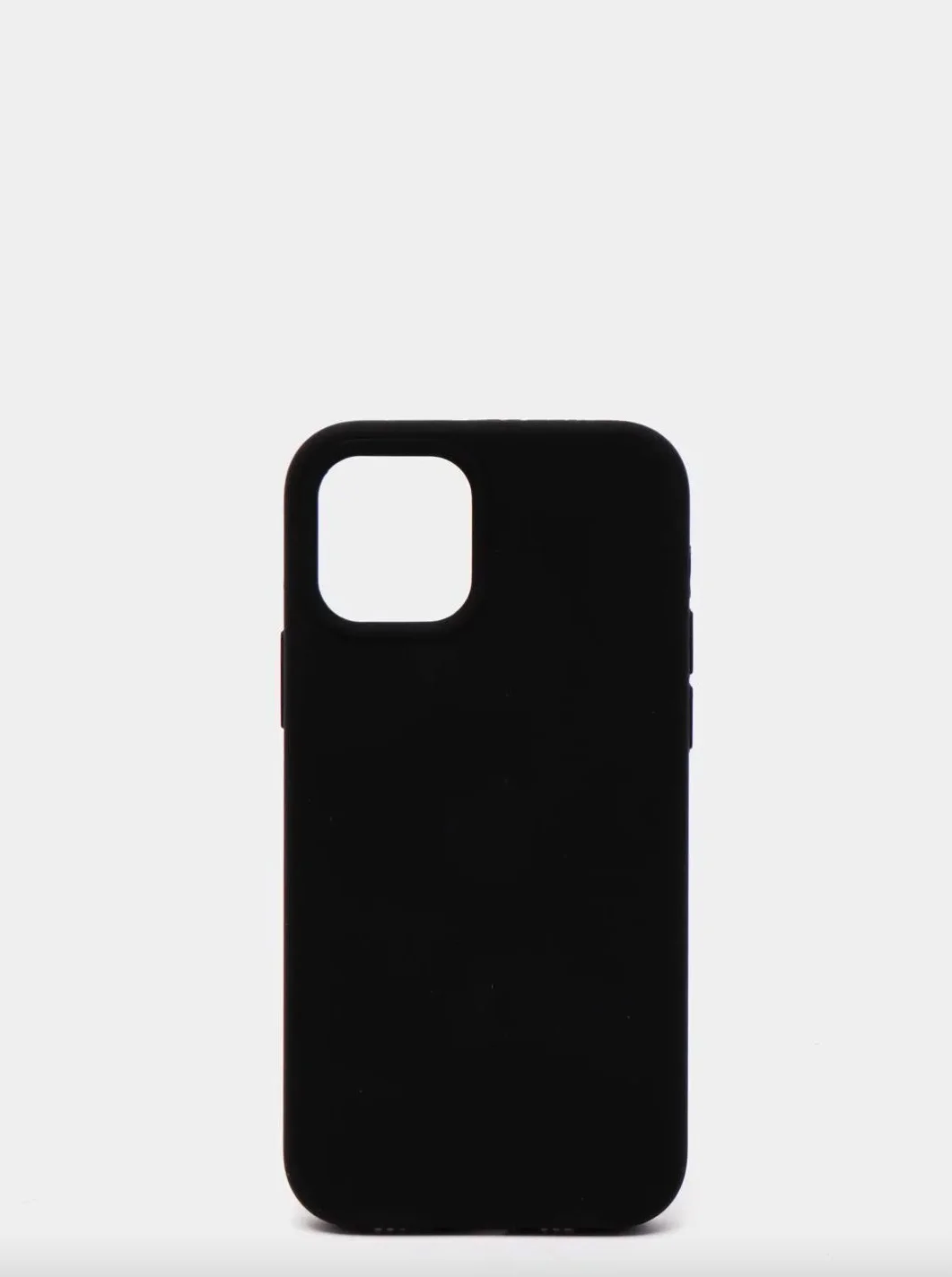 Черный чехол Silicone Case для iPhone 13