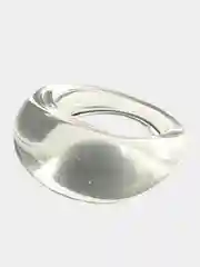 Серебряный женское акриловое кольцо в богемном стиле, 7 цветов