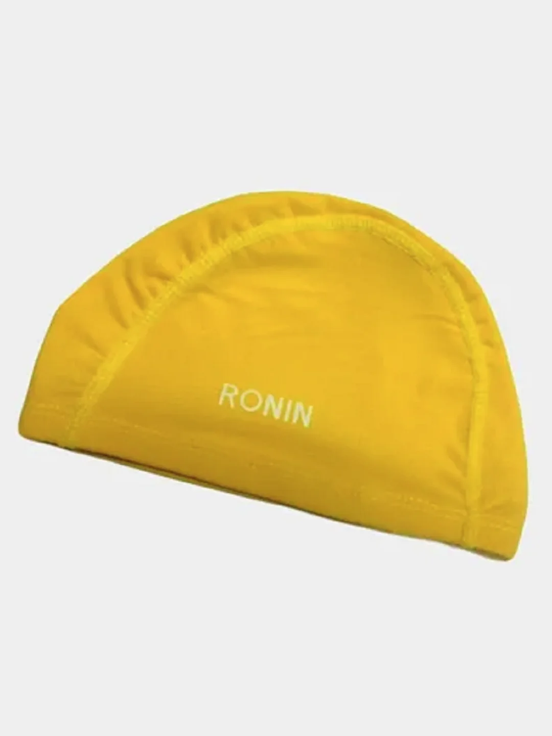 Желтый шапочка для плавания RONIN тканевая