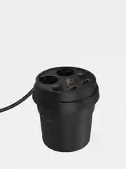 Разветвитель прикуривателя 2 гнезда, с 2 USB, индикатором зарядки, 12В/24В