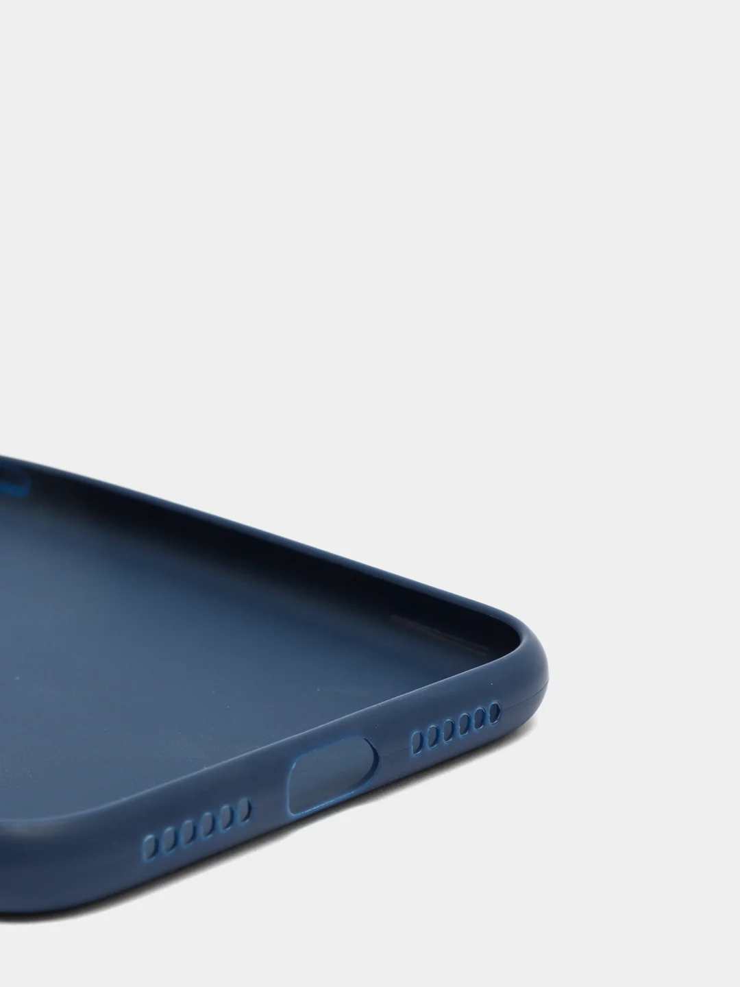 Темно-синий чехол для iPhone 5s, 6, 7, 8 Plus, SE 20, X, XS, XR, 11 Pro Max, 12 Mini, 13, силиконовый