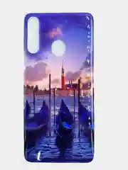 Алый чехол для Samsung A01, A30/A20, A20S, M30S/M21, A50, A51, рисунок