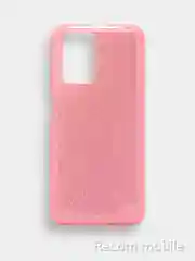 Розовый чехол блестящий Samsung Galaxy A02, A12, M12, накладка c блёстками Самсунг А02, А12, М12