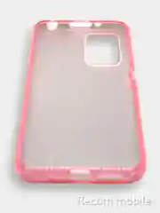 Розовый чехол блестящий Samsung Galaxy A02, A12, M12, накладка c блёстками Самсунг А02, А12, М12