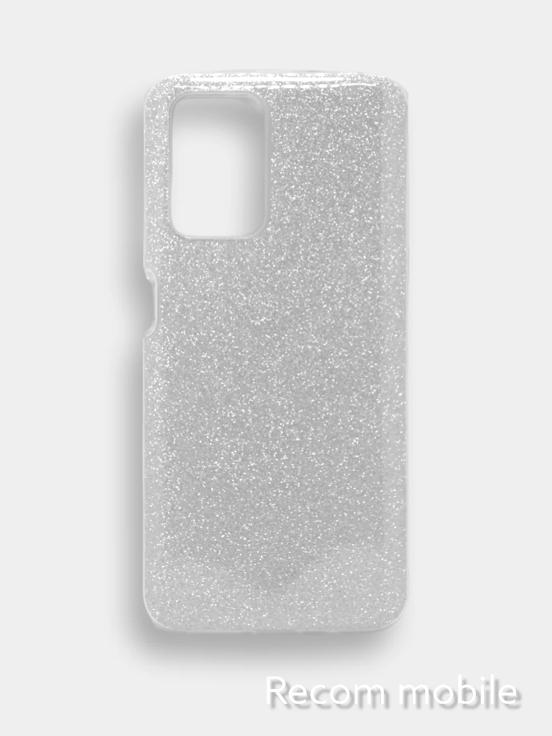 Серебряный чехол блестящий Samsung Galaxy A02, A12, M12, накладка c блёстками Самсунг А02, А12, М12