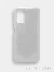 Серебряный чехол блестящий Samsung Galaxy A02, A12, M12, накладка c блёстками Самсунг А02, А12, М12