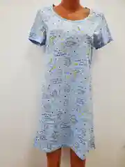 Небесно-голубой сорочка женская, хоум стайл, пижама,  ночная рубашка, ночнушка, домашняя одежда