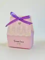 Сиреневый бонбоньерка-коробочка Sweet love, 3 штуки