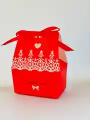 Красный бонбоньерка-коробочка Sweet love, 3 штуки
