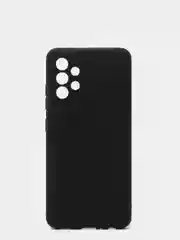 Черный чехол Samsung A12 / M12 / A22 / M32 / M22 / A32 силиконовый с защитой камеры