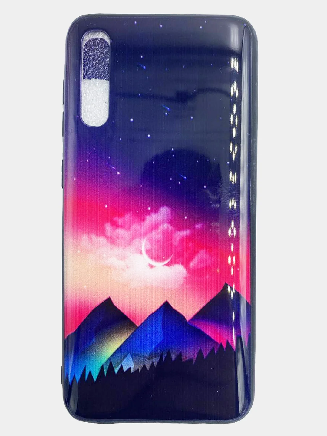 Багровый чехол для Samsung M30S / M21, A50, A51, A31 с рисунком