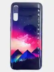 Багровый чехол для Samsung M30S / M21, A50, A51, A31 с рисунком