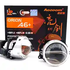Светодиодные BI-LED модули Aozoom A6+ 2022, автомобильные, 2 штуки