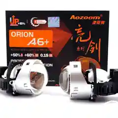 Светодиодные BI-LED модули Aozoom A6+ 2022, автомобильные, 2 штуки