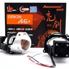 Светодиодные BI-LED модули Aozoom A6+ 2022, автомобильные, 2 штуки