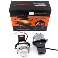 Светодиодные Bi-LED линзы Aozoom A10, автомобильные, 2 штуки