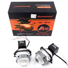 Светодиодные Bi-LED линзы Aozoom A10, автомобильные, 2 штуки